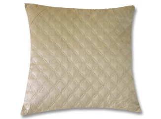 Dekoračný vankúš Christene 45x45 cm, béžový s kosočtverci