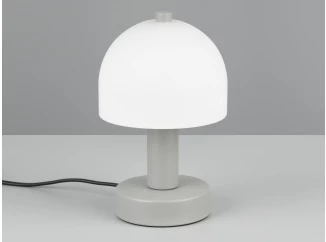 Stolná lampa Glenn, šedá