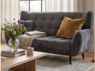 Dvojmiestna pohovka Namur, antracitová látka