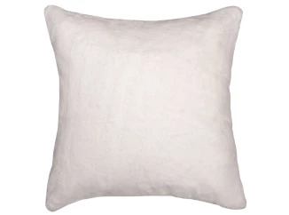 Dekoračný plyšový vankúš Rabbit 45x45 cm, biely