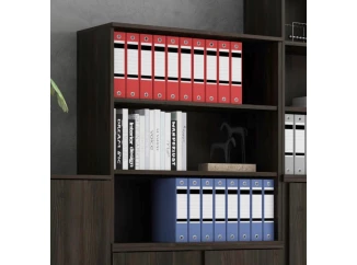 Regál Charles 80 cm/91 cm, dub čoko