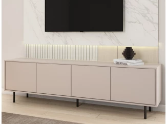 Široká TV skrinka Flax, 200 cm, béžový kašmír