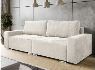 Rozkladacia pohovka Anafi, svetlo - krémová látka