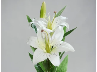 Umelá kvetina Lilie 78 cm, krémová
