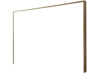 Paspartový rám k šatníkovej skrini Mega, dub wotan