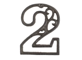 Domové  číslo 2, hnedá liatina