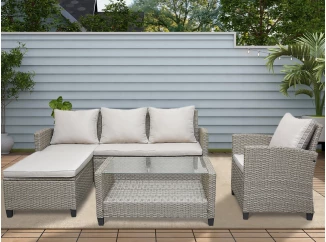 Zostava záhradného nábytku Stockholm (3-diely)