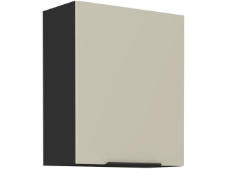 Horná kuchynská skrinka Arona, 60 cm, kašmírová/čierna