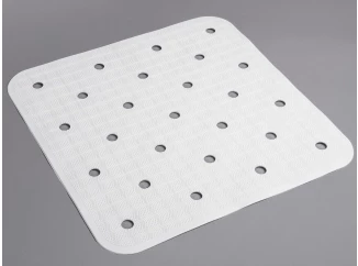 Protišmyková podložka do sprchy 54x54 cm, biela