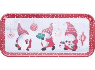 Servírovacia tácka Vianoční škriatkovia