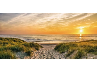 Obraz na plátne Piesočná cesta k moru, 70x33 cm