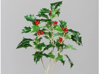 Umelá kvetina Vianočné cesmína, 40 cm