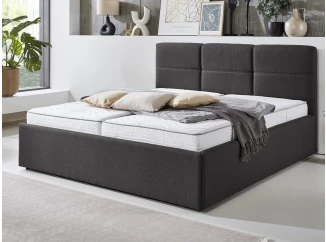 Posteľ Domango 140x200 cm, antracitovo šedá látka