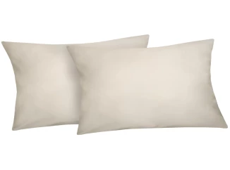 Obliečka na vankúš  (2 ks) Satin 40x80 cm, krémový