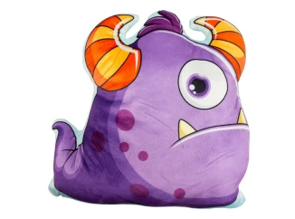 Detský dekoračný vankúš Príšerka, fialová