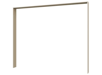 Paspartový rám k šatníkovej skrini Barea, 233 cm, béžový