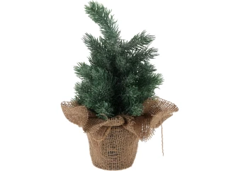 Vianočna dekorácia Zasnežený stromček, 30 cm