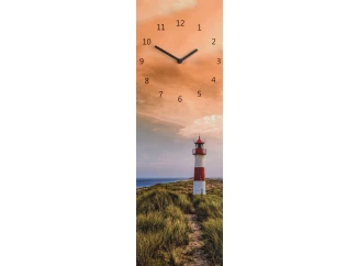 Nástenné hodiny Maják, 20x60 cm