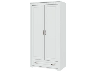 Šatníková skriňa 2-dverová Atik, biela