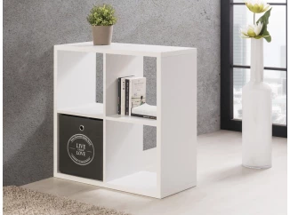 Regál Max, 2x2 priehradky, biely