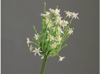 Umelá kvetina Cesnak 70 cm, krémový