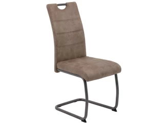 Jedálenská stolička Viola, béžová vintage látka