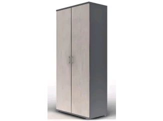 Šatníková skriňa Lift, šedá/hnedá