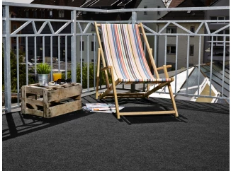 Vonkajší koberec Umelá tráva 100x200 cm, antracitová