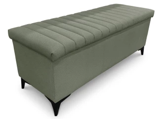 Úložná lavica/periňák Joy, šírka 139 cm, olivovo zelená látka