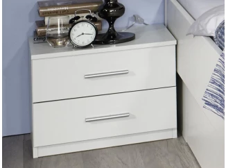 Set nočných stolíkov (2 ks) Isotta, biela