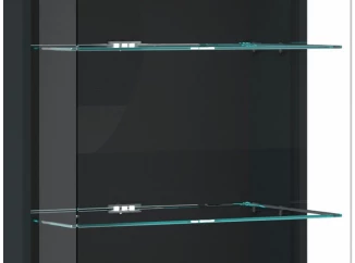 LED osvetlenie pre sklenené police (2 ks) Klip, biele