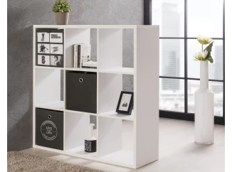 Regál Max, 3x3 priehradky, biely