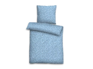 Obliečky  seersucker 140x200 cm, modré