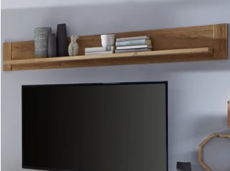 Nástenná polica Canyon, dub, 167 cm