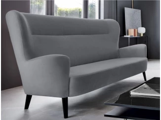 Trojmiestna pohovka Next, šedá látka