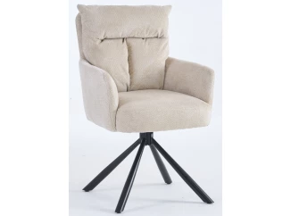 Jedálenská stolička Stephanie, béžová látka