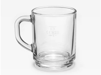 Sklenený hrnček Denver, 200 ml