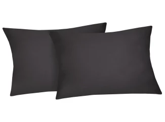 Obliečka na vankúš (2 ks) Satin 40x60 cm, antracitový