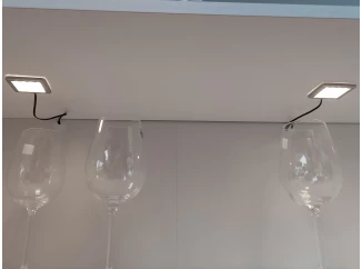 Bodové LED osvetlenie (2 ks) Square, studená biela