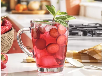 Sklenený hrnček Nordic, 300 ml