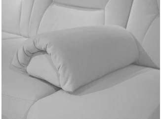 Doplnkový podrúčkový vankúš Relaxness 23x50 cm, svetlo šedá látka