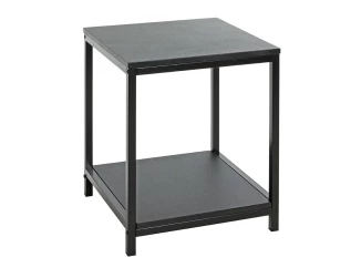 Odkladací stolík Lugano 40x40 cm, čierny