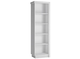 Vysoký regál Lyon, biely lesk
