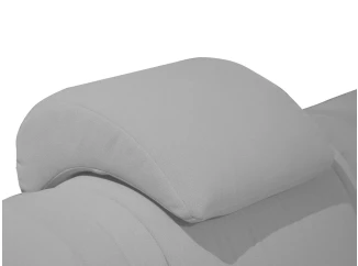 Doplnkový vankúš na operadlo sedačky Relaxness 35x33 cm, svetlo šedá
