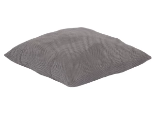 Dekoračný/sedací vankúš Piano 58x58 cm, strieborný