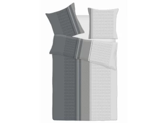 Obliečky Matilde, šedo-biele