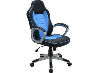 Kancelárske kreslo Star, čierne/modré