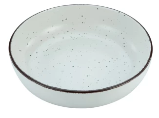 Tanier/miska Modern Fashion Stone 18 cm, krémová