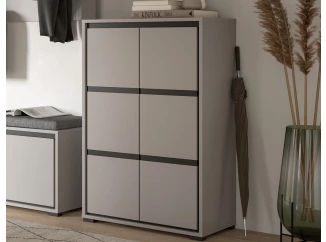 Univerzálna skrinka/botník Jaru, šedá