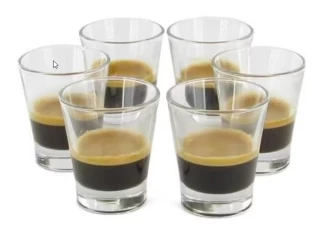 Súprava pohárov (6 ks) Caffeino, 85 ml